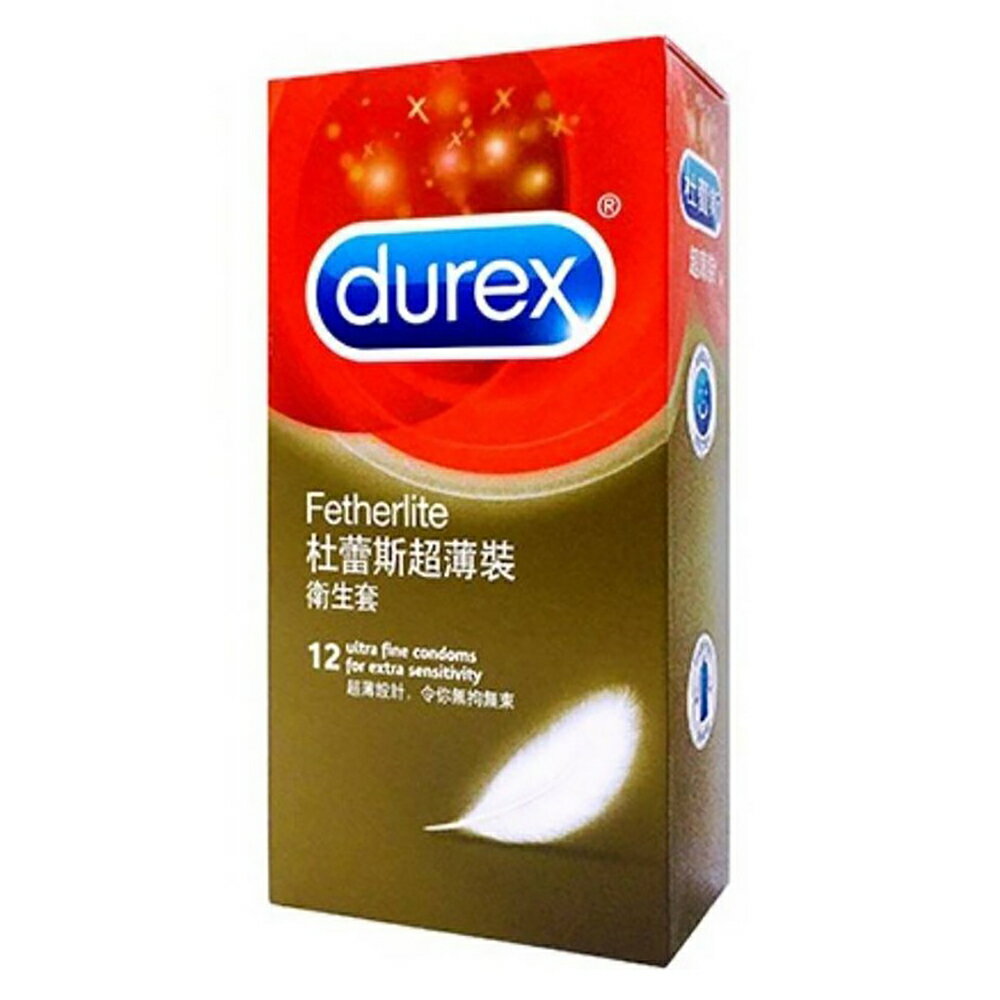 Durex 杜蕾斯超薄型保險套 12入裝【本商品含有兒少不宜內容】