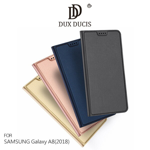 強尼拍賣~ DUX DUCIS SAMSUNG Galaxy A8(2018)SKIN Pro 皮套 磁吸 插卡可立