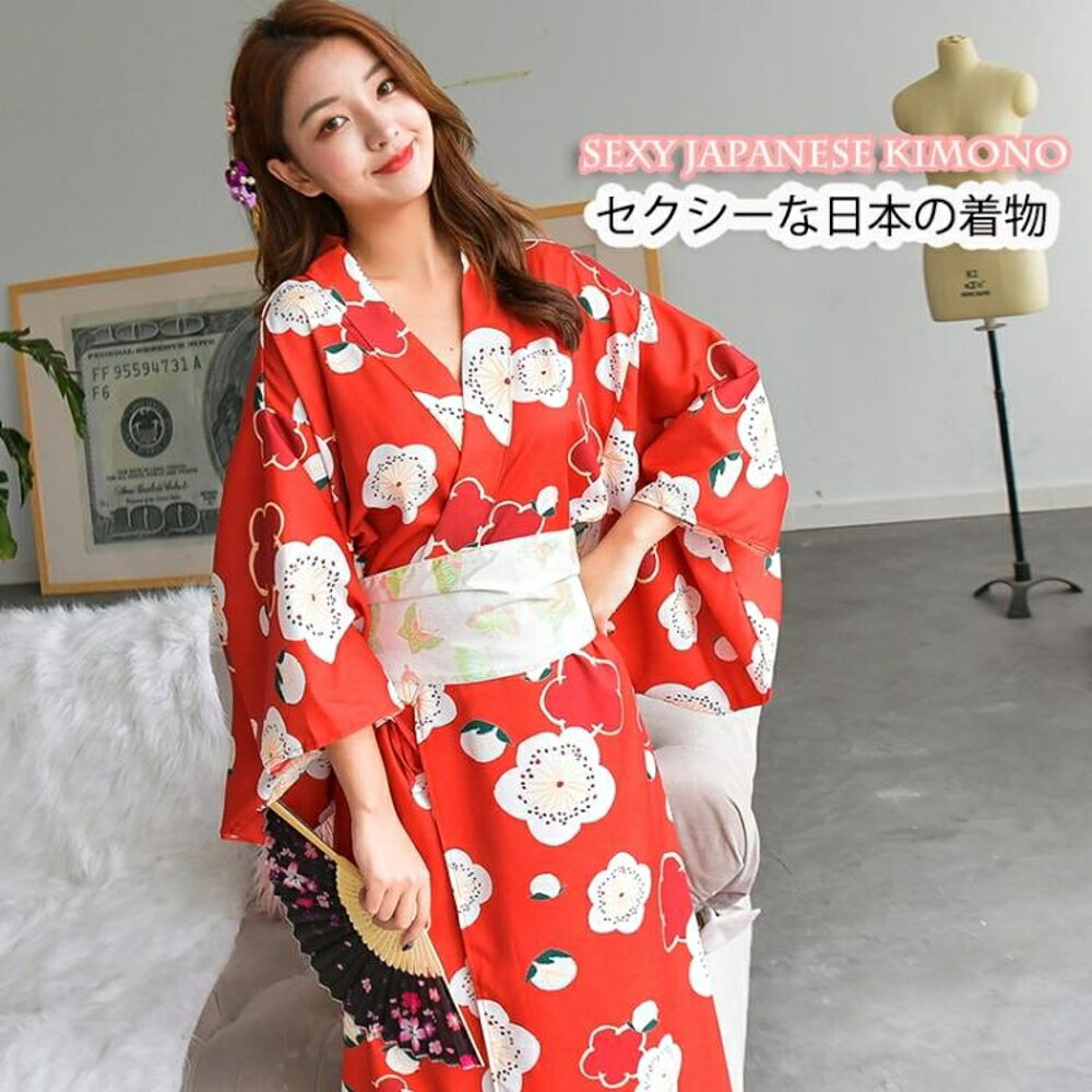 日系和服浴袍衣cosplay女仆裝演出服