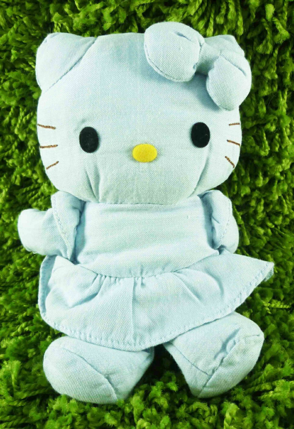 【震撼精品百貨】Hello Kitty 凱蒂貓 KITTY棉布娃娃-藍 震撼日式精品百貨