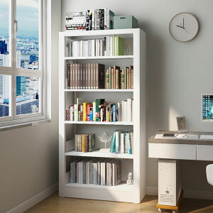 現代簡約書籍書櫃多層落地置物鋼製簡易圖書館閱覽室 書架 家用兒童