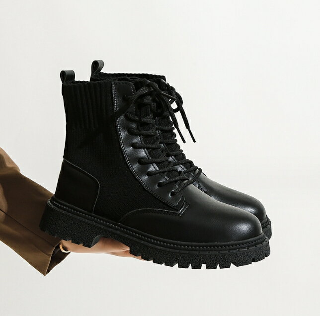 馬丁靴 圓頭休閒鞋 短靴 女鞋 中筒靴 靴子 軍靴 綁帶靴 厚底靴 櫻桃嚴選 3