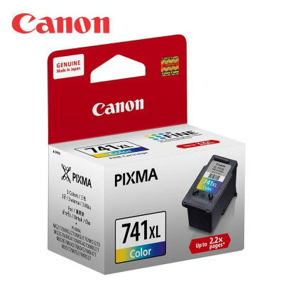 【Canon】原廠彩色CL-741XL /黑色PG-740XL高容量墨水匣