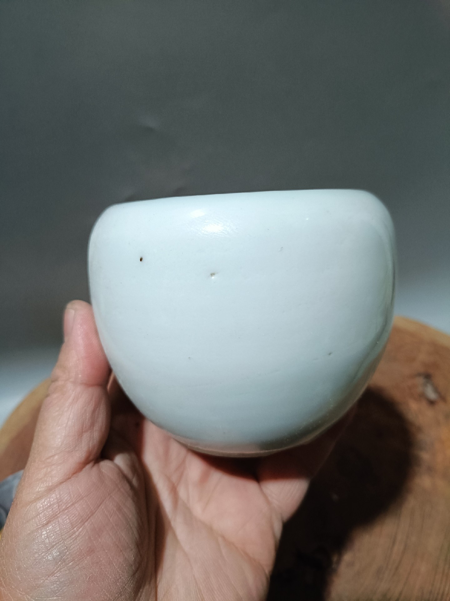 日本迴流瓷器古董白瓷香爐，全品。保真包老，大正時期，清代民國