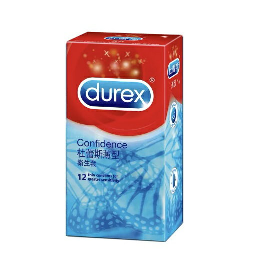 durex杜蕾斯薄型衛生套 12入/盒 保險套、避孕套 憨吉小舖