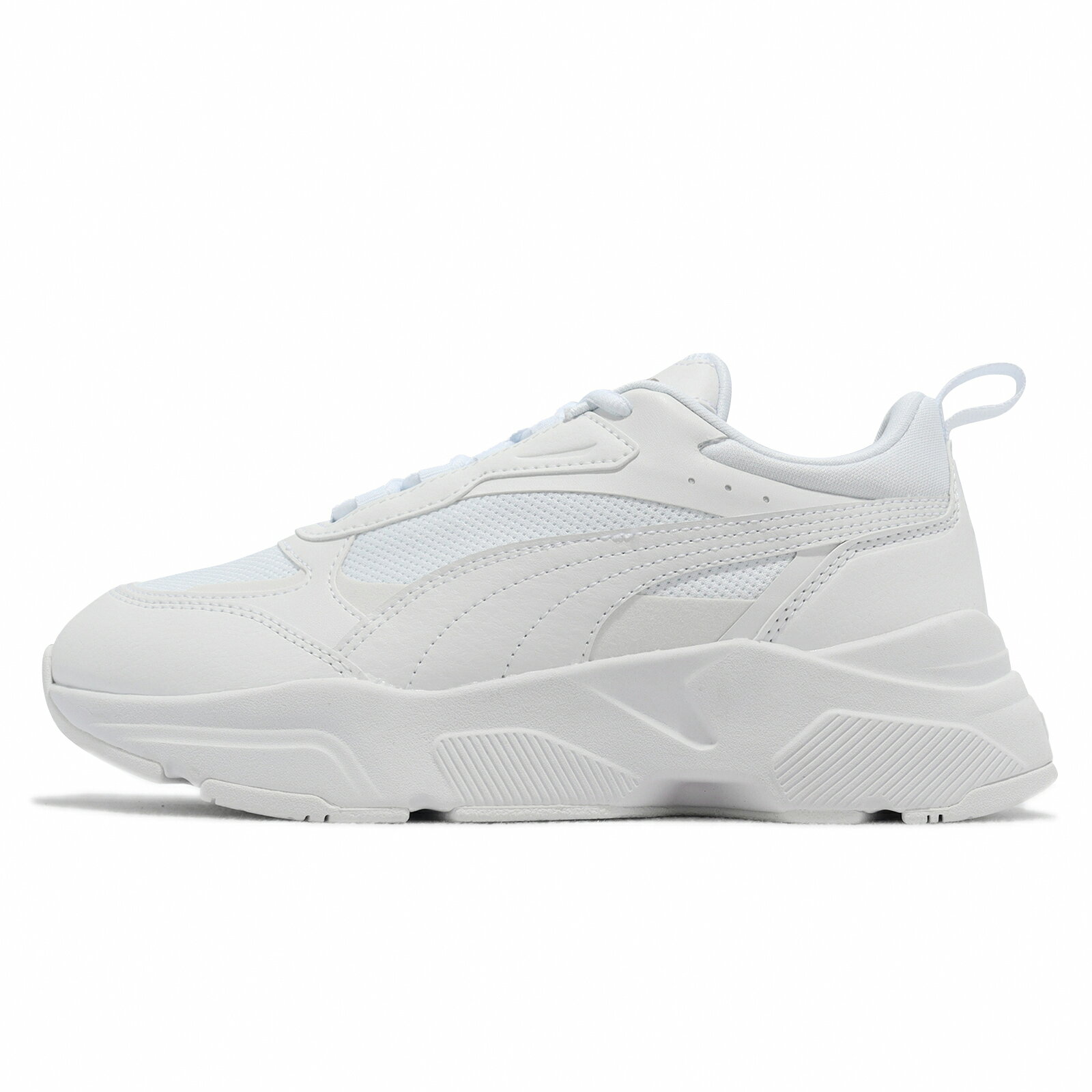 Puma 休閒鞋 Cassia 女鞋 白 全白 小白鞋 老爹鞋 厚底 增高 緩震 百搭 38464701