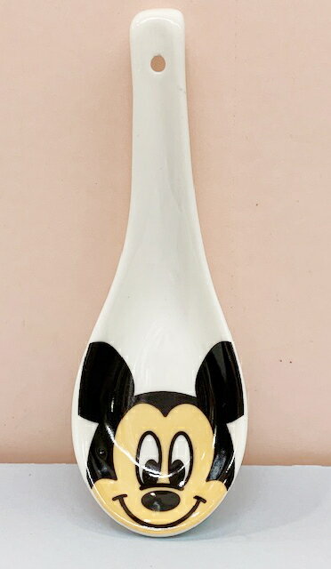 【震撼精品百貨】Micky Mouse 米奇/米妮 迪士尼陶瓷湯匙-米奇彩色#22857 震撼日式精品百貨