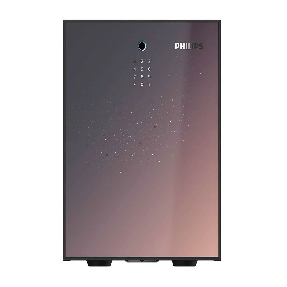 PHILIPS 飛利浦 Smart Safes 智能 防火耐火 安全儲存 防火櫃 (指紋/密碼 /機械鑰匙) /台 SBX501-7C-銀河紫【領券滿額再折千12/31止】