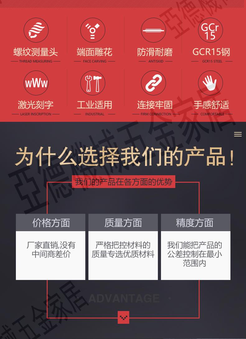 大飛美制螺紋塞規 螺紋環規牙規 通止規美標統一螺紋塞規 UNC UNF【亞德機械五金家居】 5