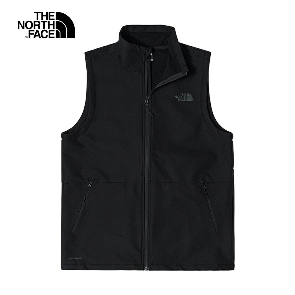 [ THE NORTH FACE ] 男 DWR內刷毛保暖背心 黑 / NF0A81PBKS7
