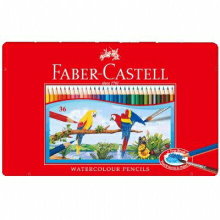 Faber-Castell 輝柏 36色水性彩色鉛筆 (鐵盒裝)  #115937