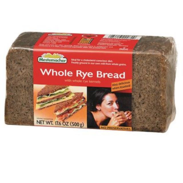預購+現貨！生酮低醣專區！Mestemacher 麥大師德國全麥黑麵包 Whole Rye Bread 500g