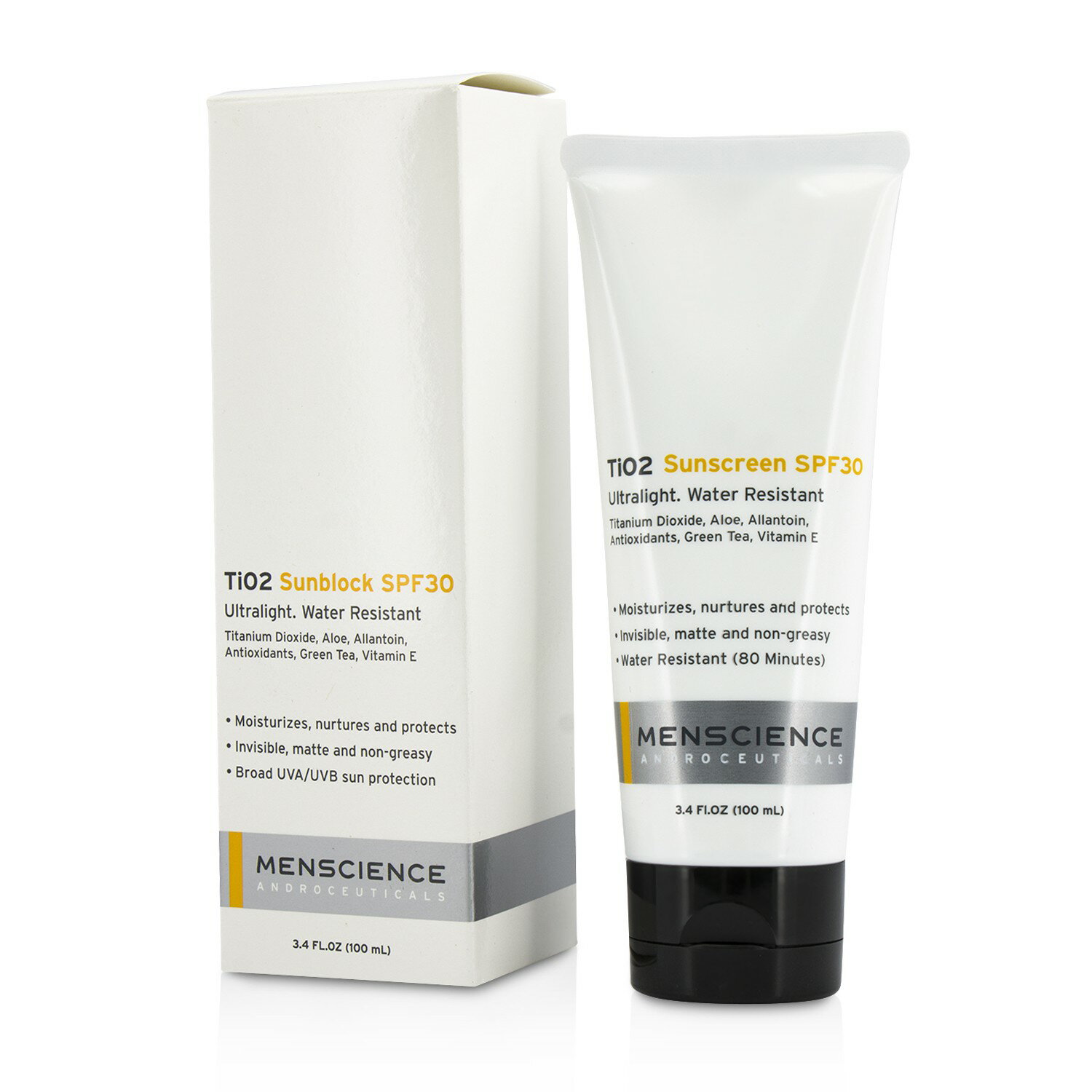 真男士 Menscience Menscience - TiO2 防水防曬霜SPF30 TiO2 Sun Block SPF 30 Waterproof