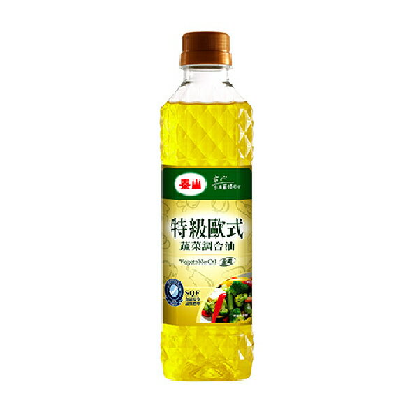 泰山歐式蔬菜油0.38L(效期2025/1/15)
