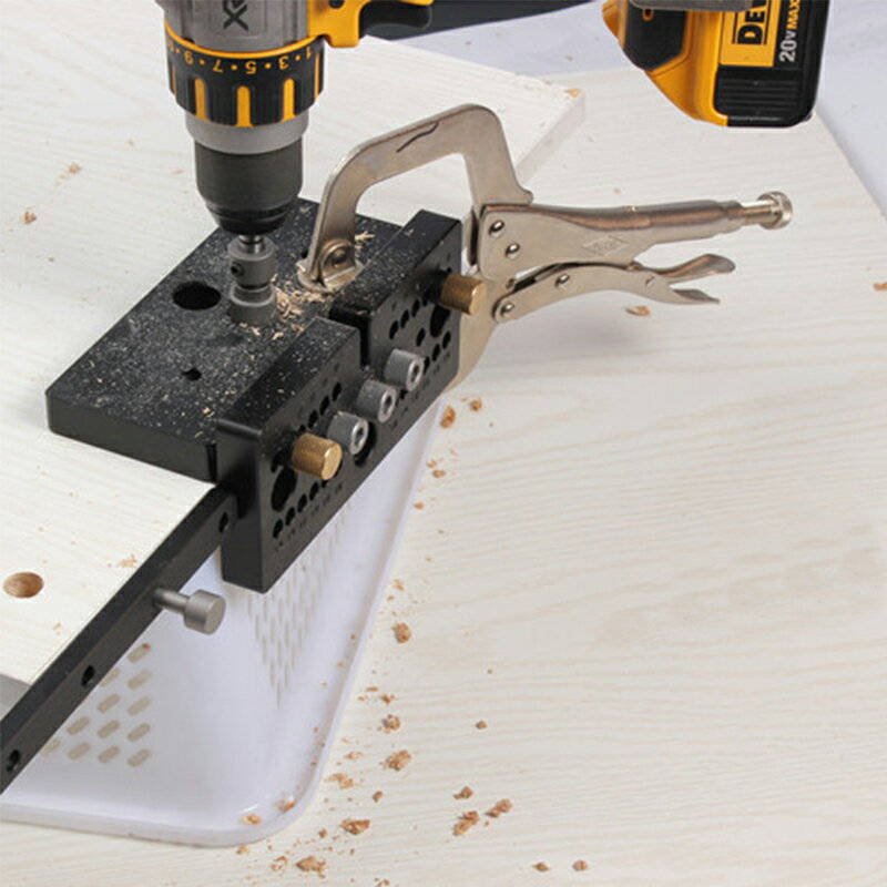 木工DIY圓木榫專業打孔開孔器木匠直角結合家具拼板輔助工具