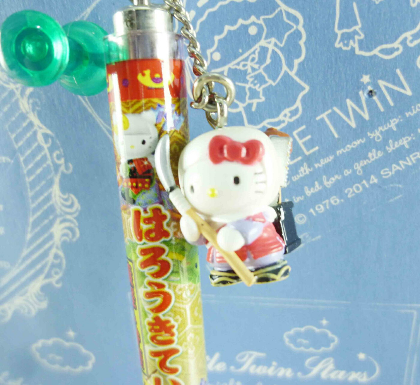 【震撼精品百貨】Hello Kitty 凱蒂貓 KITTY限定版原子筆-義經圖案 震撼日式精品百貨