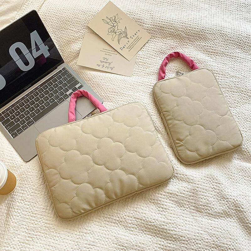 筆電包 韓版手提袋 撞色筆電包 11寸 ipad內袋 收納包 14寸手提筆記電腦包 防摔 筆電保護套