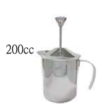 🌟現貨附發票🌟MILA 雙層濾網彈簧奶泡杯 200ml ML-A2233 雙層濾網 奶泡杯 奶泡杯 不銹鋼奶泡壺 手動奶泡器 手打奶泡杯