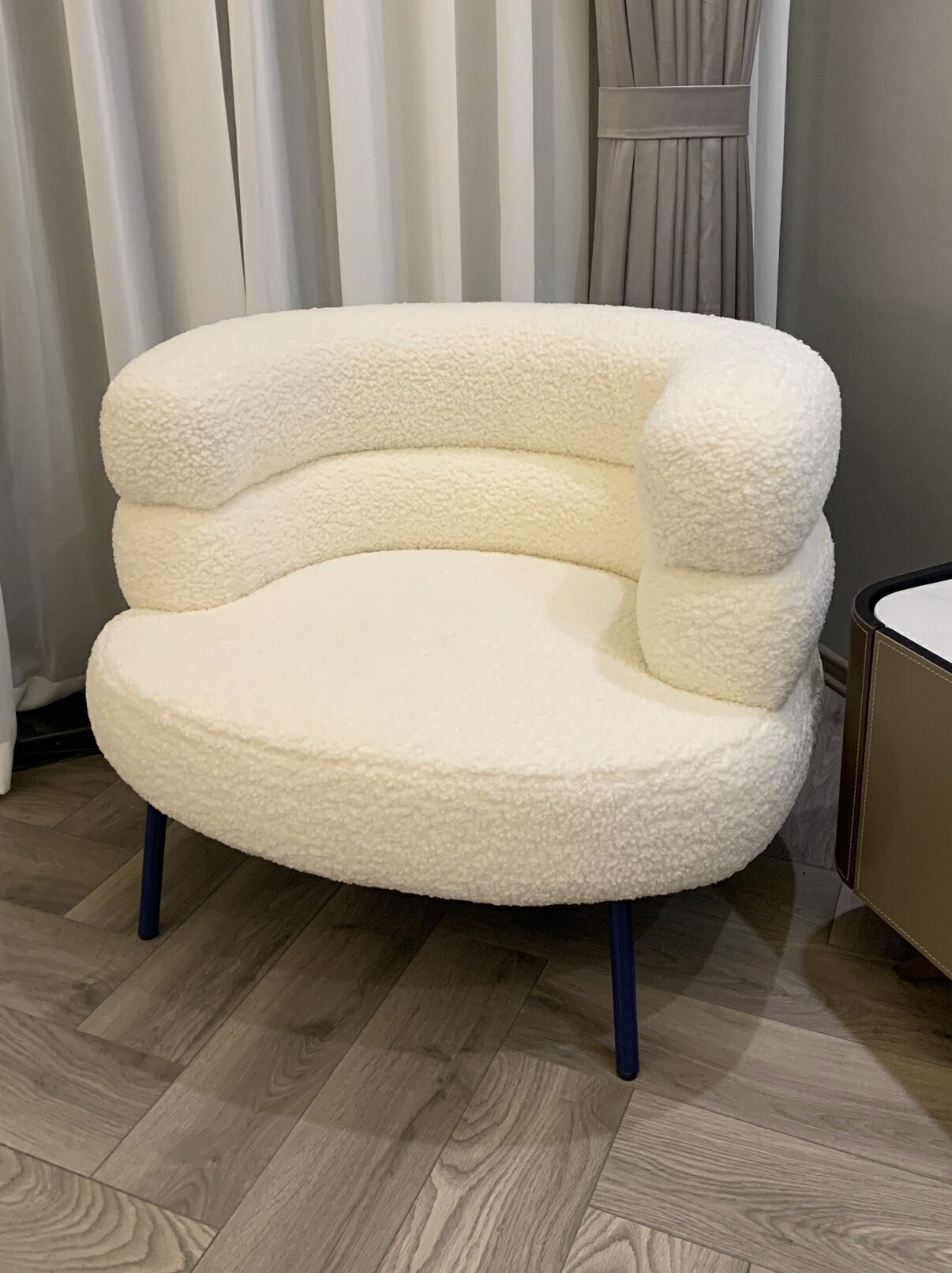 🔥九折✅沙發椅 網紅BOBO羊羔絨懶人沙發可躺可睡客廳臥室創意陽臺奶茶店單人椅子