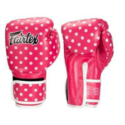 『VENUM旗艦館』10oz  Fairtex 新款圖案 健身房拳擊~重擊打沙袋拳套~個性化改裝-粉色點點 BGV14