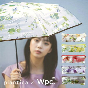 日本WPC x PLANTICA 透明花卉摺疊傘