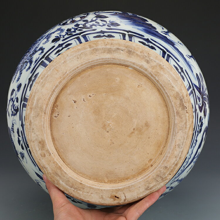 元青花鬼谷子下山大罐仿古瓷器古董古玩收藏品真品老貨| 協貿國際日用品