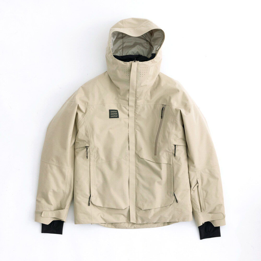 ADISI 男SMAWARM海洋溫控防水防風透氣雪衣AJ2321056 (S-2XL)｜保暖外套 防潑水 防水透濕 蚵殼棉 海洋紗 環保 機能