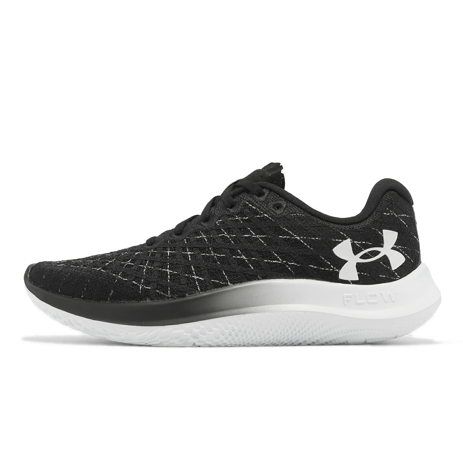 Under Armour UA 慢跑鞋 Flow Velociti Wind 2 女鞋 黑 白 路跑 UA 輕量 運動鞋 3025662003