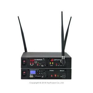QR-2000N CHIAYO 雙頻道UHF無線麥克風/UHF 100頻道/8200單接收模組/台灣製造