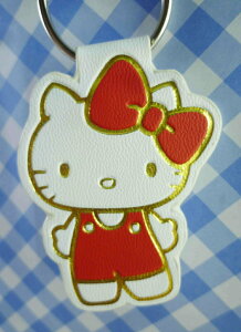 【震撼精品百貨】Hello Kitty 凱蒂貓 KITTY鑰匙圈-紅白 震撼日式精品百貨