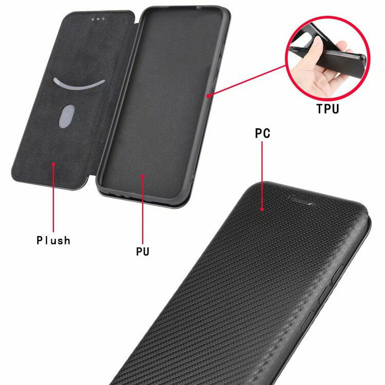 現貨 附掛繩支架ASUS華碩Zenfone 9 Zenfone 8  ROG PHONE 5 碳纖維皮套 2