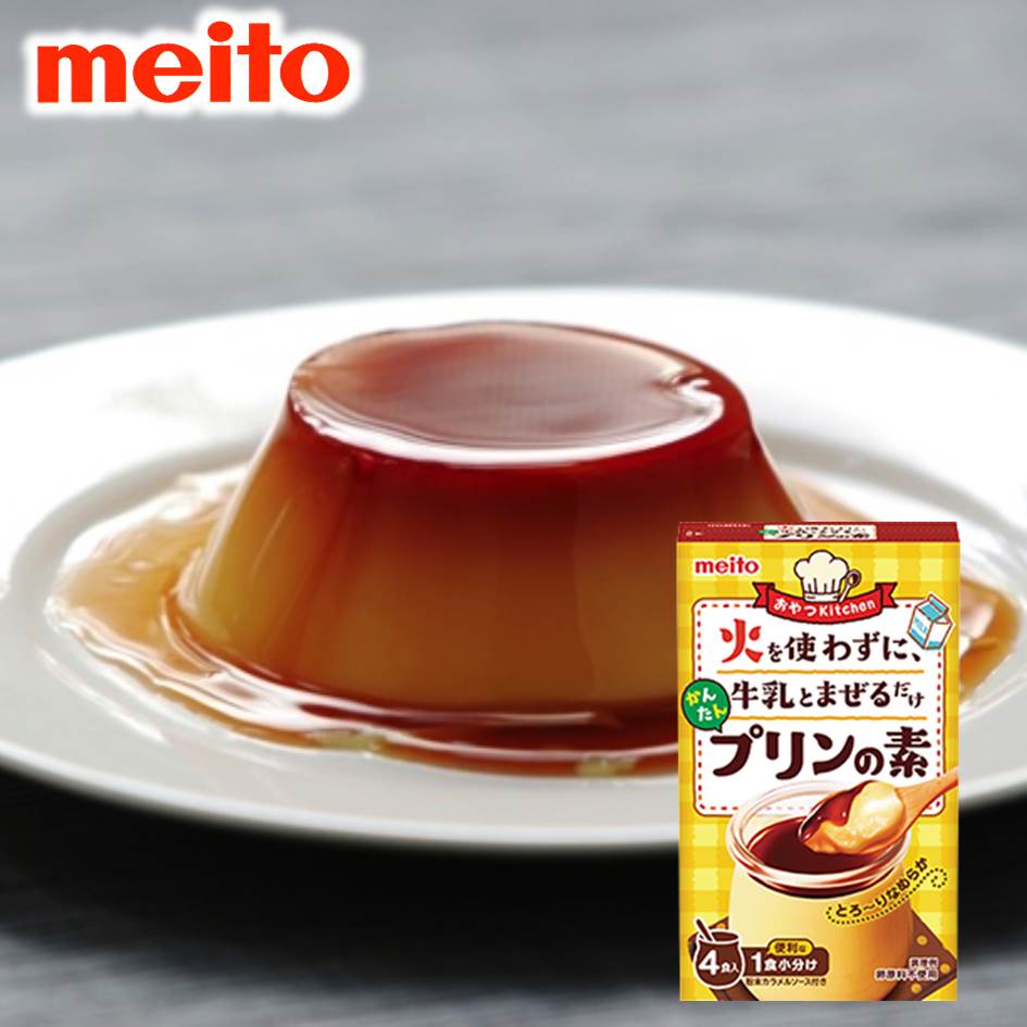 【meito名糖産業】DIY手做焦糖布丁粉 28g 4食入 かんたんプリンの素 日本進口料理素材