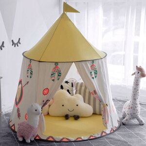 INS出口兒童帳篷游戲屋室內公主女孩男孩寶寶床上玩具屋蒙古包帳篷