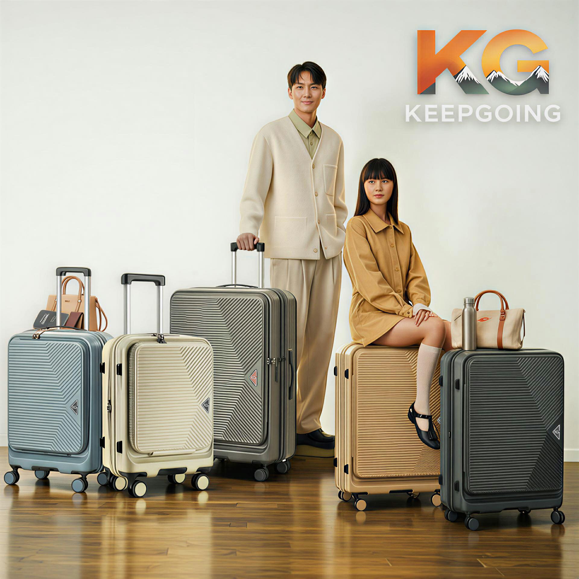 KeepGoing 雙開20-29吋行李箱