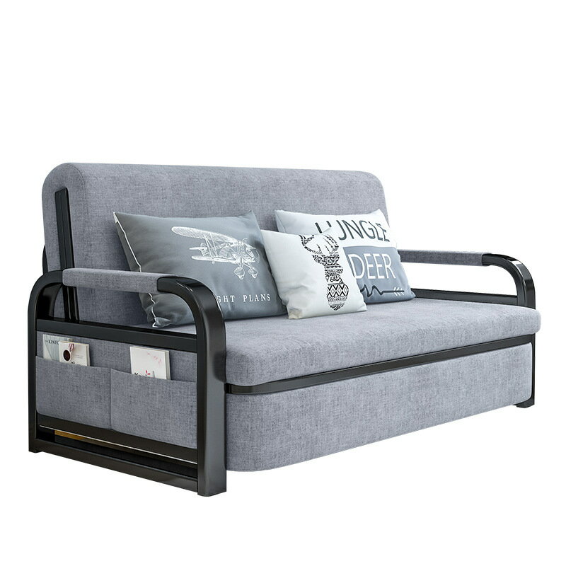沙發床折疊兩用可拆卸沙發套陽臺多功能小戶型客廳伸縮單人沙發床