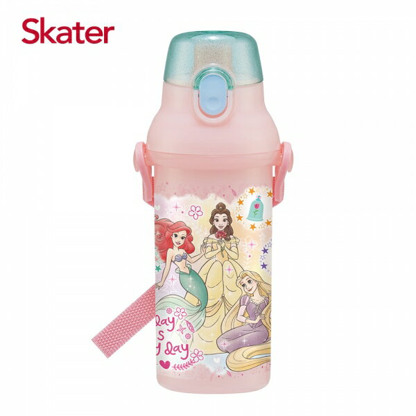 ◆原廠授權公司貨◆Skater銀離子直飲水壺(480ml)迪士尼公主My Day  (現貨)❤️ㄚ比小鼻❤️
