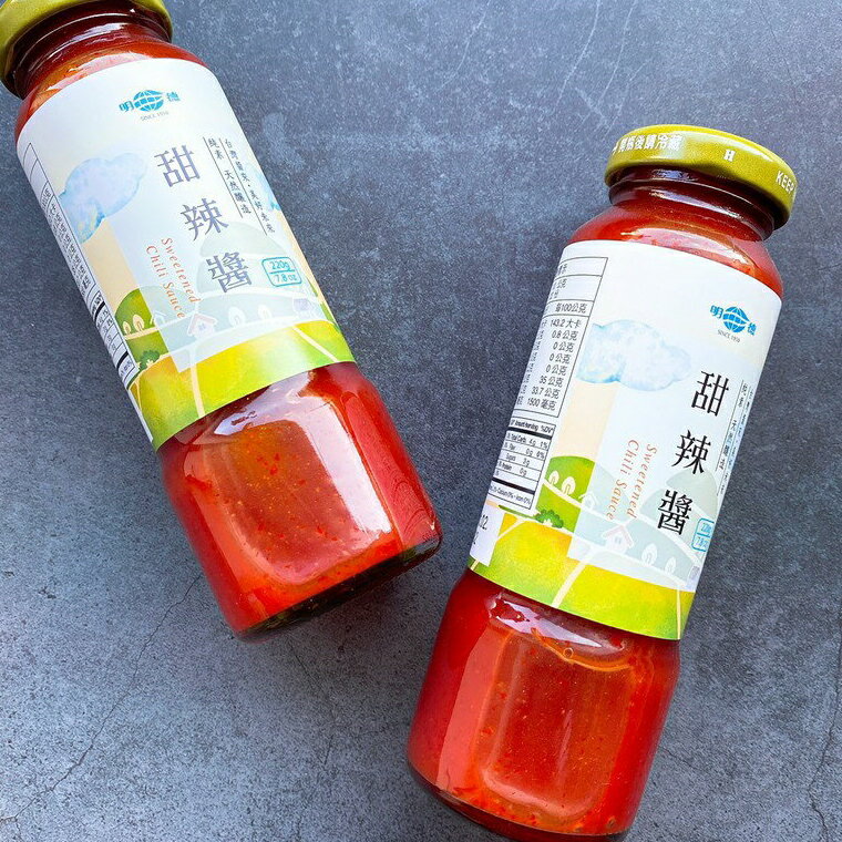 【咕榖】明德 甜辣醬 搵醬 粽子 沾醬 拌麵 辣椒醬 愛之味 東泉220g
