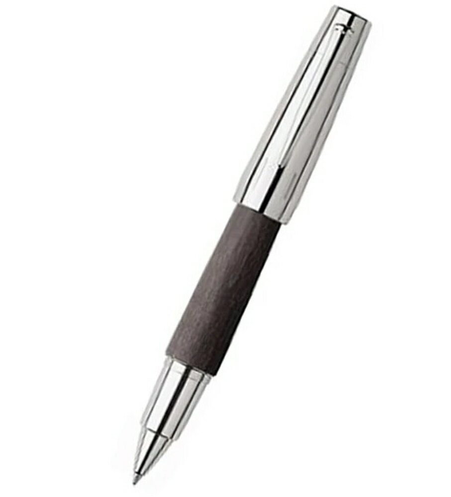 Faber-Castell E-MOTION系列高雅梨木黑色鋼珠筆