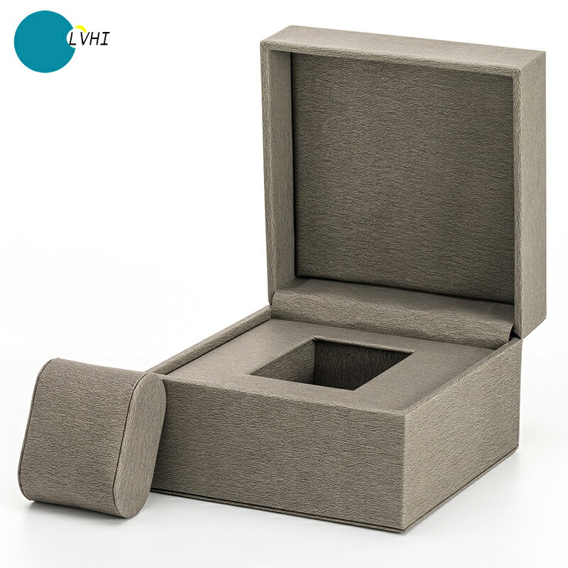 新款皮質收藏盒手表盒簡約高檔腕表禮盒包裝手串翡翠珠寶收納盒