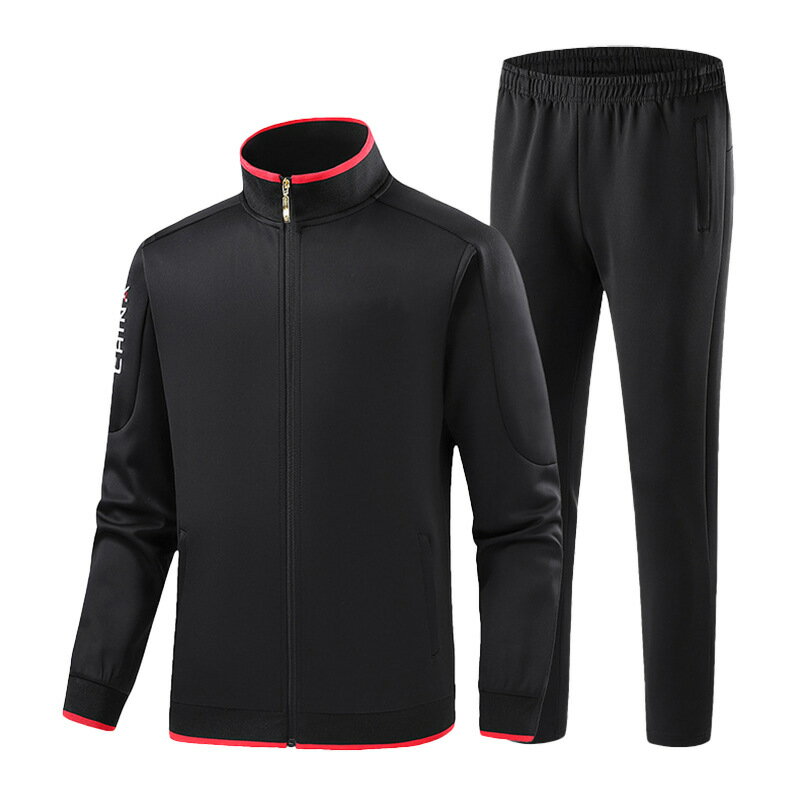 【巴黎精品】運動套裝兩件套休閒服-貼身夾克排汗長褲男運動服3色a1he38