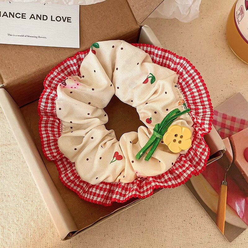 【台灣現貨】時尚配件 髮飾 髮夾 鯊魚夾 大嘴夾 邊夾  法式復古大腸髮圈女高階感緞面韓系皮筋發繩森系頭繩髮飾大號頭飾 0