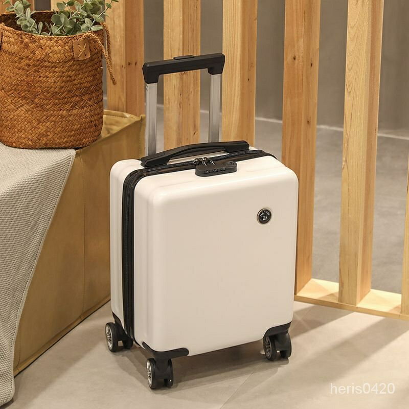 新款潮流14寸迷你行李箱 20×30×40cm春秋航空登機箱 男女拉桿密碼旅行箱