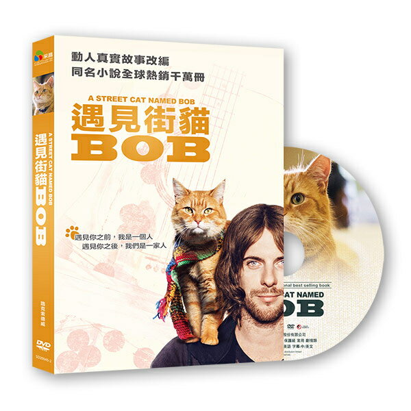 【停看聽音響唱片】【DVD】遇見街貓BOB (平裝版)