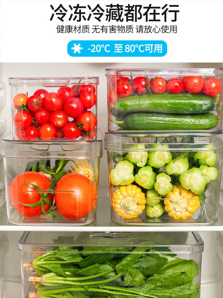 冰箱收納盒抽屜式冷凍保鮮盒廚房專用食品蔬菜雞蛋盒整理儲物神器