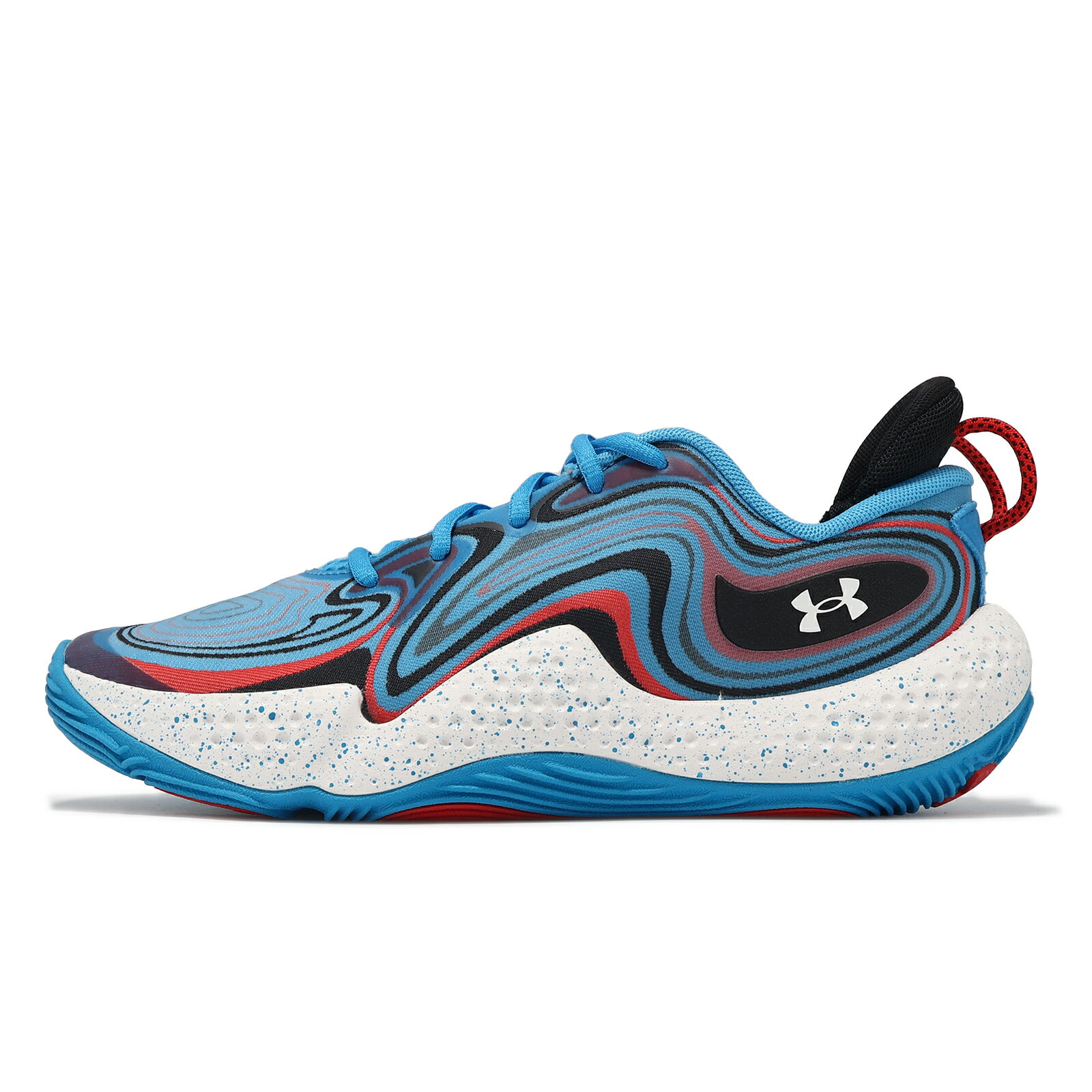 Under Armour UA 籃球鞋 Spawn 6 MM 男鞋 藍 紅 透氣 緩衝 運動鞋 UA 3027259400