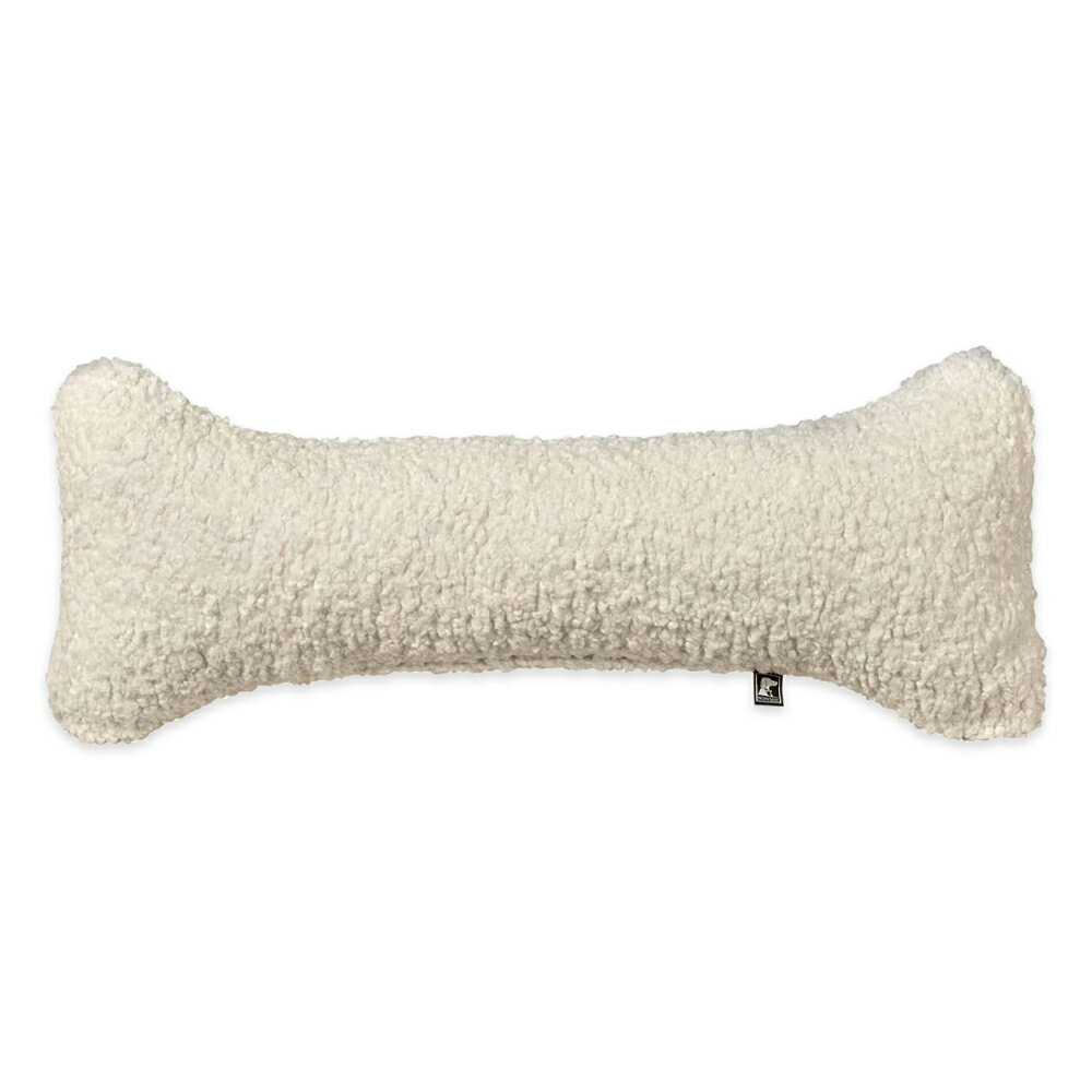 【SofyDOG】BOWSERS 極適寵物小骨頭抱枕 簡約米白 靠枕 枕頭 手工製作