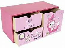 【震撼精品百貨】My Melody 美樂蒂 美樂蒂橫式三抽櫃-洗澡*38722 震撼日式精品百貨
