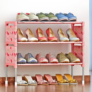 索爾諾簡易多層鞋架 門口家用組裝鞋柜簡約現代經濟型鐵藝收納架