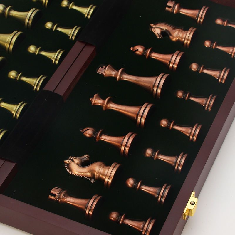 免運 工廠現貨出 特價 象棋 中国象棋 金屬大號國際象棋套裝折疊棋盤兒童益智比賽專用高檔象棋chess特惠/開立發票 特價出 H1114 2