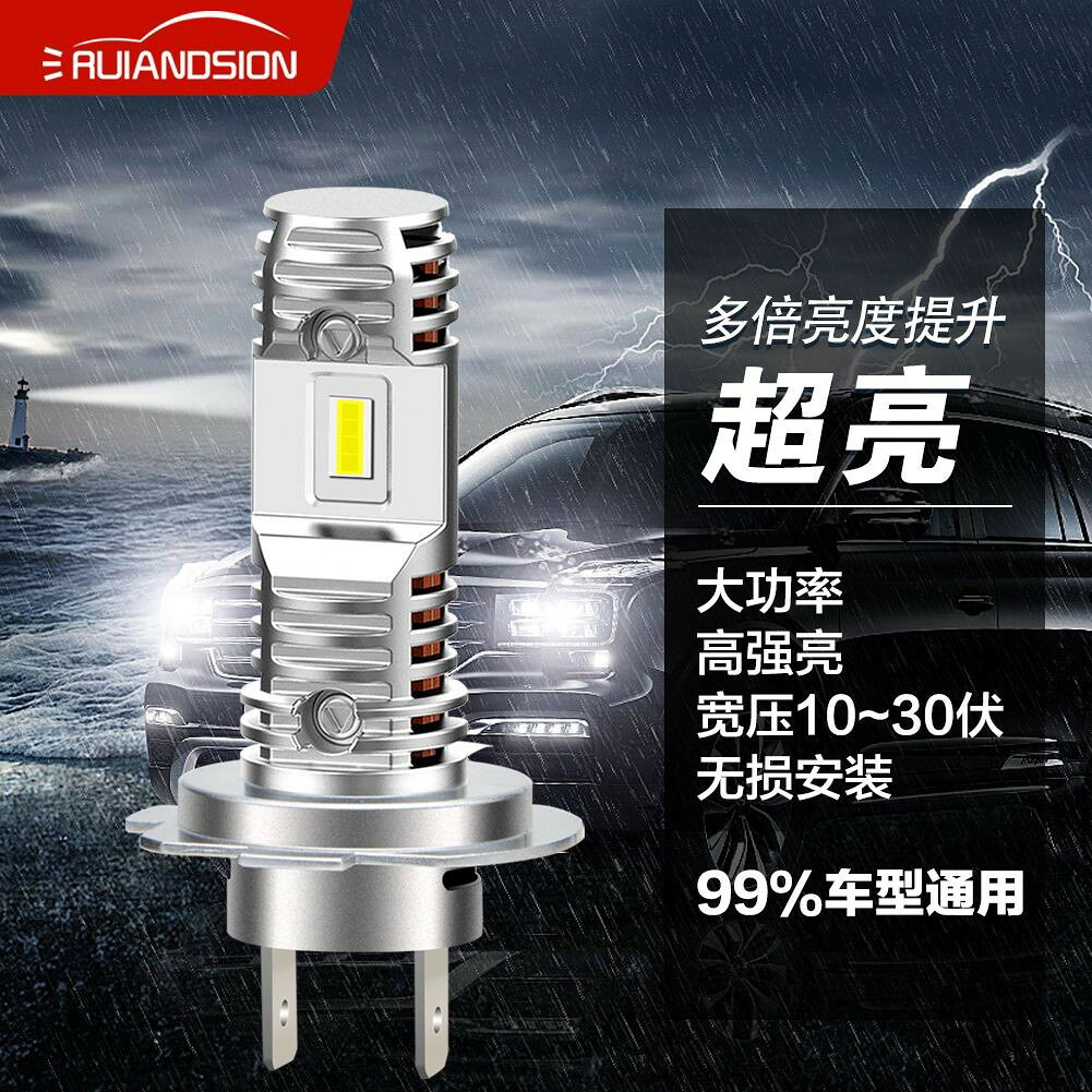 【超亮CSP晶片】LED前照燈 汽車霧燈 燈泡 2000LM 寬壓10~30V 適用多車型 安全照明